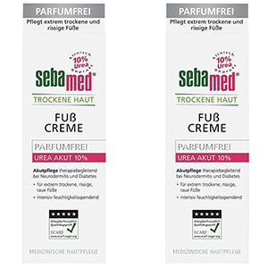 2x 100 ml Sebamed Trockene Haut Fußcreme Urea Akut für 4,90€ – Prime