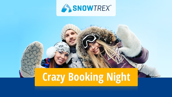 SnowTrex Crazy Booking Night: Bis zu 100€ Rabatt p.P. auf Skiurlaub im Januar – 7 Nächte ab 169€ p.P. inkl. Skipass