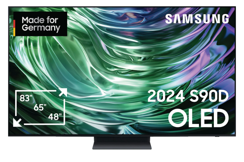 SAMSUNG GQ65S90D OLED TV (Flat, 65 Zoll / 163 cm, OLED 4K, SMART TV, Tizen) für nur 1.299€ inkl. Versand