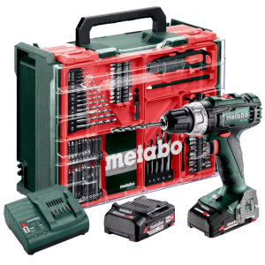 Metabo 602321710 Akku-Bohrschrauber mit 74-teiligem Zubehörset für 158,90€ (statt 201€)