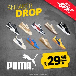 SportSpar: Puma Sneaker Drop mit bis zu 87% Rabatt