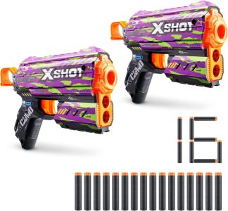 XSHOT Skins Flux Crucifer 2er Set mit 16 Darts für 8,74€ (statt 17,99€)