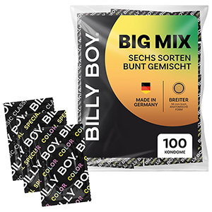 100er Big Mix BILLY BOY Kondome (56 mm) für nur 16,79€ inkl. Prime-Versand