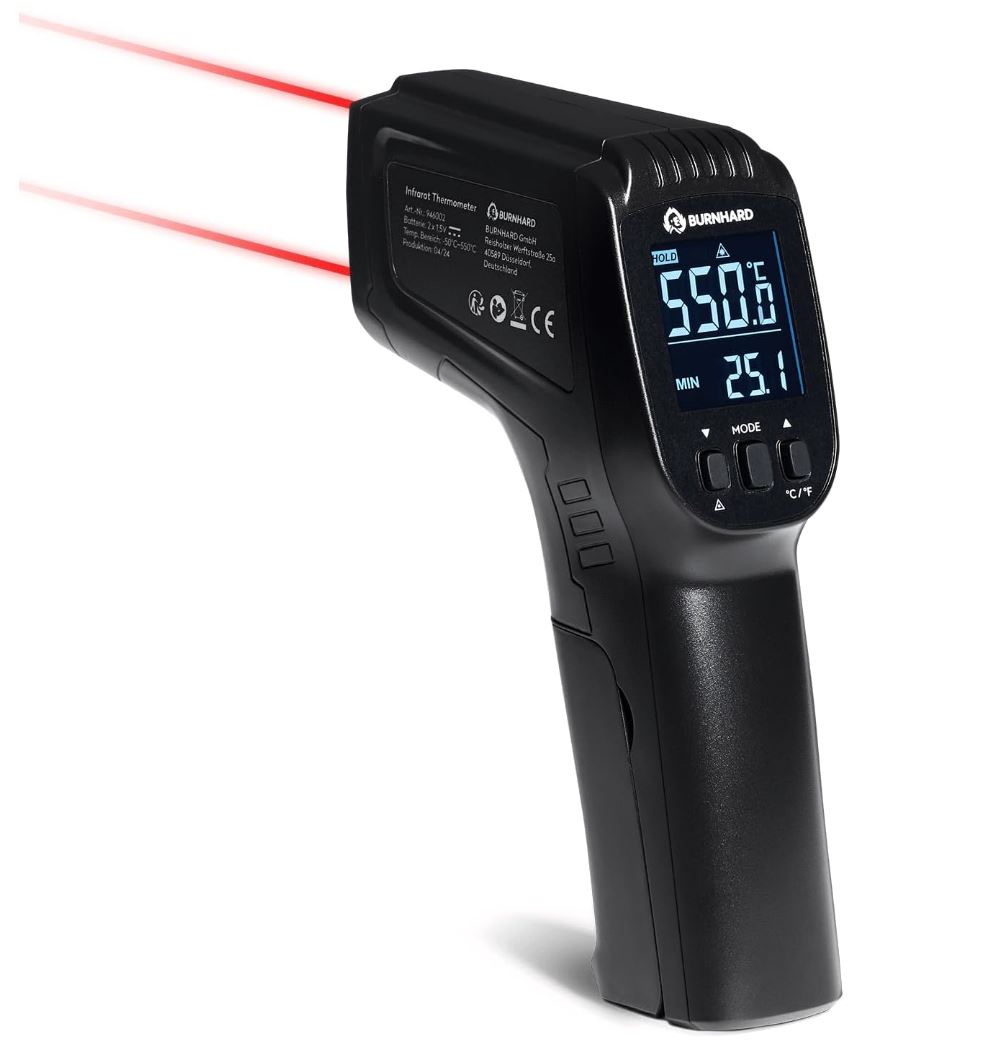 BURNHARD Infrarot Dual-Laser Thermometer für nur 23,92€ bei Prime-Versand