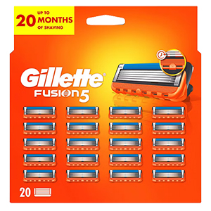 20er-Pack Gillette Fusion5 Rasierklingen für nur 45,90€ (statt 52€)