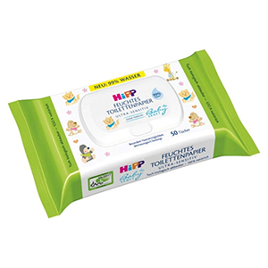 6x 50 Stück HiPP Babysanft feuchtes Kinder-Toilettenpapier ab 7,87€ (statt 10,50€) – Prime Spar-Abo