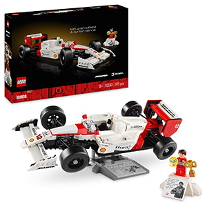 LEGO Icons McLaren MP4/4 & Ayrton Senna F1 Rennwagen für 49,99€ (statt 61€)