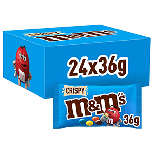 24x 36g M&M’S Crispy Milchschokolade-Linsen ab nur 11,30€ (statt 14,43€)