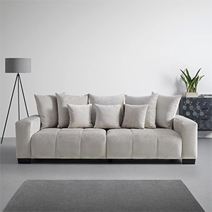 Mömax Bigsofa Matteo (246 x 93 x 124 cm) in Beige ab nur 699€