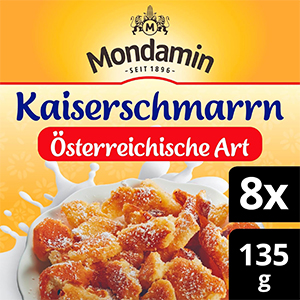 8x 135g Mondamin Kaiserschmarrn Österreichische Art ab nur 8,09€ (statt 11,92€) – Prime Spar-Abo