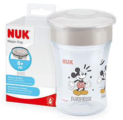 NUK Magic Cup auslaufsicherer Trinklernbecher (230 ml, 360°-Trinkrand, BPA-frei) für nur 9,39€ (statt 15€)