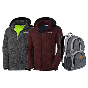 Reusch Herren Funktionsjacke im Stricklook für 56,24€ + gratis Rucksack!