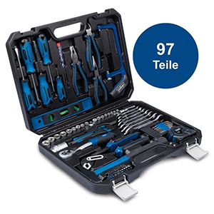 97-teiliger Scheppach Werkzeugkoffer WZK120 für nur 39,99€ (statt 50€)