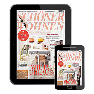 Knaller! Jahresabo (12 Ausgaben) SCHÖNER WOHNEN E-Paper ab 44,08€ – als Prämie: Gutscheine bis zu 45€