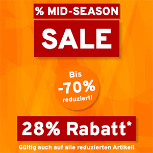 Vorteilshop: 28% Rabatt auf das gesamte Sortiment (MBW: 25€)