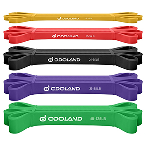 5er-Pack Odoland Widerstandsbänder mit Zubehör für nur 16,49€ inkl. Prime-Versand