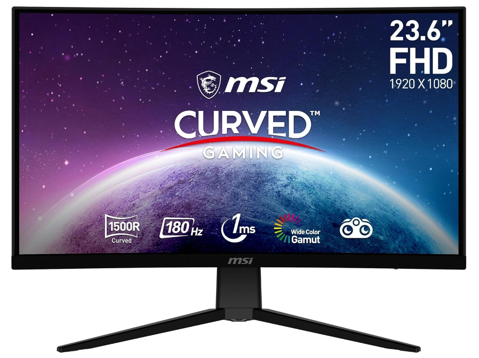 MSI G2422C 23,6 Zoll FHD Curved Gaming Monitor – 1500R 1920 x 1080 VA Panel, 180Hz für nur 99,99€ inkl. Versand