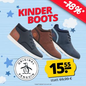 ORIGINAL PENGUIN Nobu Boots Kinderschuhe (29 – 38) für 20,50€