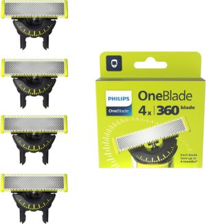 Philips QP440/50 OneBlade 4x 360-Klingen für 26,59€ (statt 32,94€) im Spar-Abo