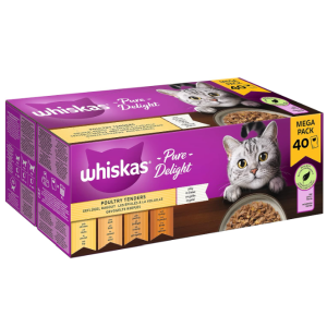 Whiskas 1+ Katzennassfutter Ragout Geflügel Auswahl in Gelee für 8,24€ (statt 12,85€)