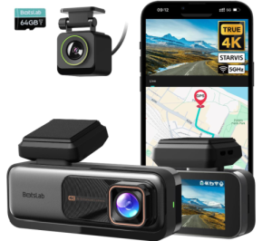 BOTSLAB Dual 4K Dashcam (mit GPS, WLAN und App) für nur 98,49€ inkl. Versand