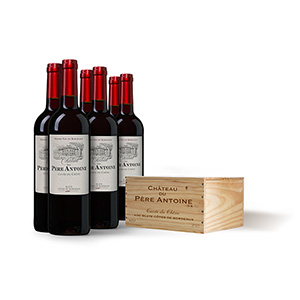 6 Flaschen Château du Père Antoine Blaye Côtes de Bordeaux in Holzkistefür nur 43,99€