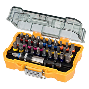 32-teiliges DeWalt DT7969 Schrauberbit-Set mit Farbcodierung für 8,98€ (statt 14,27€)