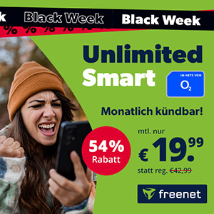 freenet Telefonica 5G Unlimited Allnet Flat für nur mtl. 19,99€ – monatlich kündbar!