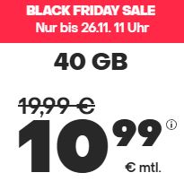 Handyvertrag.de LTE Allnet-Flat mit 40 GB für nur 10,99€ mtl. oder 70 GB für nur 14,99€ im Monat