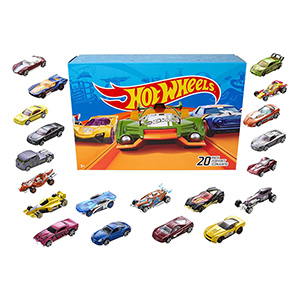 Hot Wheels DXY59 Die-Cast Geschenkset mit 20 Spielzeugautos (Maßstab 1:64) für nur 18,99€ (statt 33€)