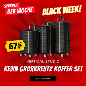 VERTICAL STUDIO x Kevin Großkreutz Koffer-Set (90, 64 & 33 L) ab nur 62,67€ inkl. Lieferung