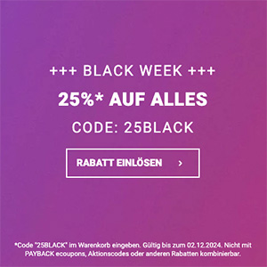 25% Rabatt auf alle das gesamte Sortiment im Lascana Onlineshop