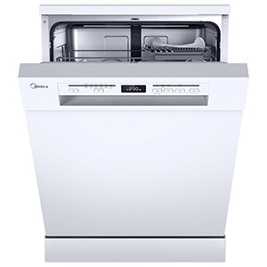 Midea SF 5.60NW14C Geschirrspüler (60 cm, freistehend & unterbaufähig) für 360,15€ (statt 479€)