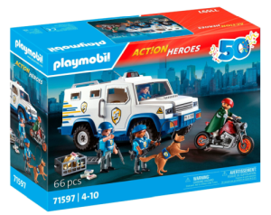 Playmobil Action Heroes Geldtransporter für nur Playmobil Action Heroes Geldtransporter (71597) für nur 19,99€ inkl. Prime-Versand