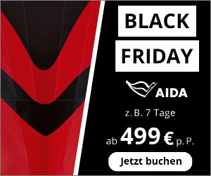 AIDA BLACK FRIDAY: DER HEISSESTE SALE DES JAHRES schon ab 499€ p.P.