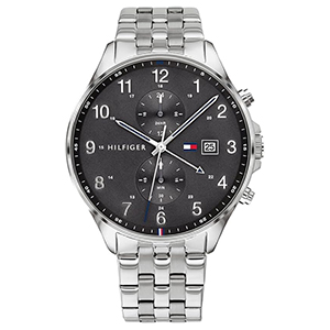 Tommy Hilfiger West Herren Edelstahlarmband-Uhr für nur 90,99€ (statt 124€)