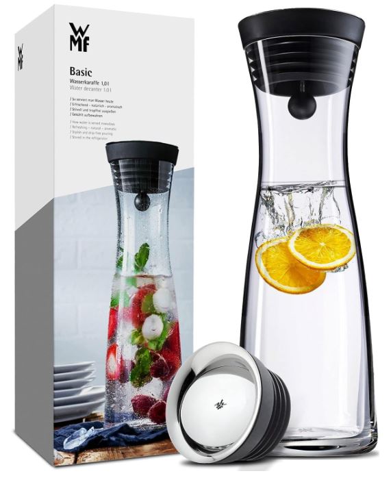 WMF Basic Wasserkaraffe aus Glas (1 Liter) für nur 17,99€ – Prime