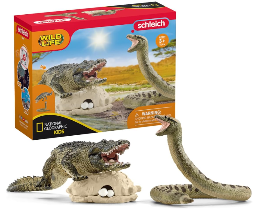 Schleich WILD LIFE 42559 Gefahr im Sumpf Alligator und Schlange für nur 14,99€ bei Prime inkl. Versand