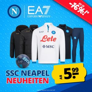 SSC Neapel EA7 Emporio Armani Neuheiten Sale mit bis zu 76% Rabatt