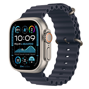 Apple Watch Ultra 2 LTE 49mm Titanium Natur Ocean Armband für 749€ (statt 809€)