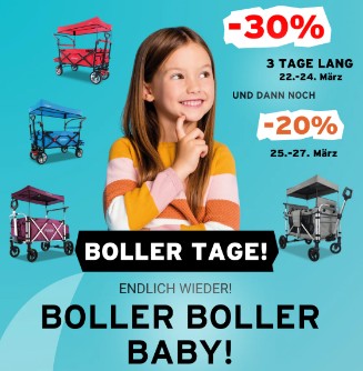 30% Rabatt auf alle Bollerwagen im Fuxtec Onlineshop