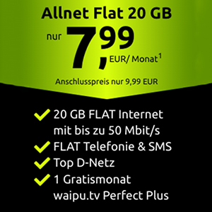 Die Crash Tarife im Vodafone Netz – z.B. Allnet-Flat mit 30 GB LTE für 9,99€ mtl.