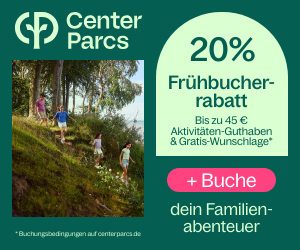 Verlängert: Center Parcs Frühbucher: Reisen im Frühling/Sommer 2025 mit bis zu 20% Rabatt