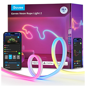 5m Govee Neon Rope Light 2 RGBIC LED-Strip mit Form-Mapping für 59,99€