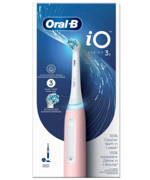 Oral-B iO 3S Elektrische Zahnbürste (aufladbar, rosa, inkl. 1 Ersatzbürstenkopf) für nur 49,77€ inkl. Versand