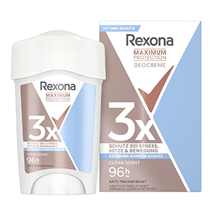 Rexona Women Maximum Protection Anti Transpirant Deo Creme für 3,79€ (statt 4,49€)