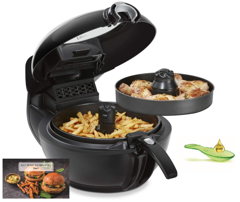 Tefal YV9708 ActiFry Genius XL 2in1 Heißluftfritteuse mit Rührarm für nur 194,99€ inkl. Versand