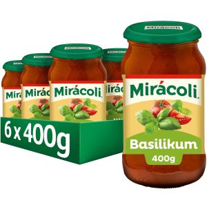 6x 400g MIRÁCOLI Pasta Sauce Basilikum für 9,17€ (statt 12,69) im Spar-Abo