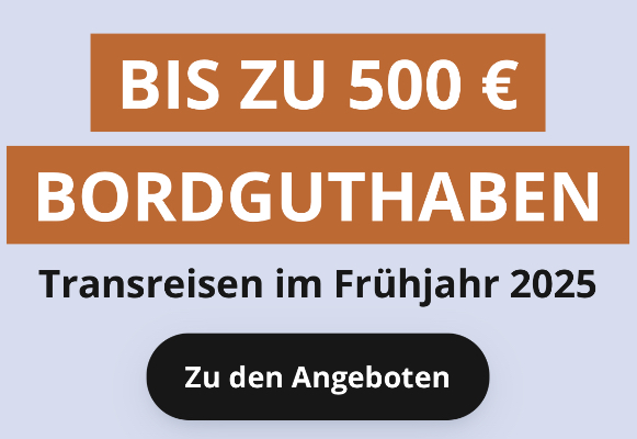 AIDA Transreisen im Frühjahr 2025 mit bis zu 500€ Bordguthaben – z.B. 19 Tage von Kapstadt über Namibia nach Teneriffa schon ab 899€ p.P.