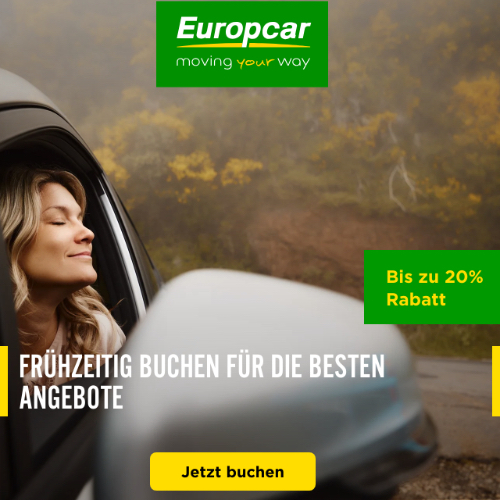 Europcar DE – Winter Sales: Bis zu 20% Rabatt auf Mietwagen weltweit